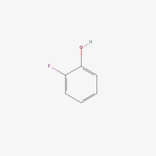 2D molecular structure of 2-Fluorophenol, CAS 367-12-4
