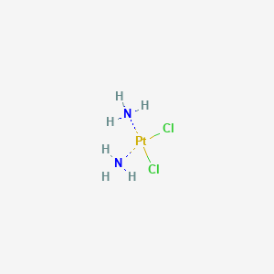 2D molecular structure of Cisplatin, CAS 15663-27-1