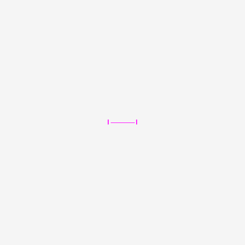 2D molecular structure of Iodine, CAS 7553-56-2