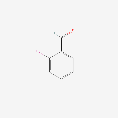 2D molecular structure of 2-Fluorobenzaldehyde, CAS 446-52-6