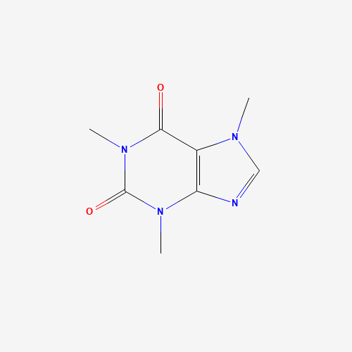 2D molecular structure of Caffeine Reference Standard, CAS 58-08-2