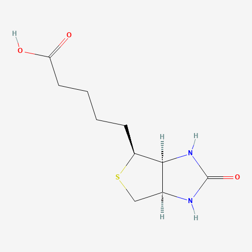 2D molecular structure of D-Biotin, CAS 58-85-5