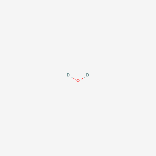 2D molecular structure of Deuterium Oxide, CAS 7789-20-0