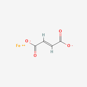 2D molecular structure of Ferrous Fumarate, CAS 141-01-5