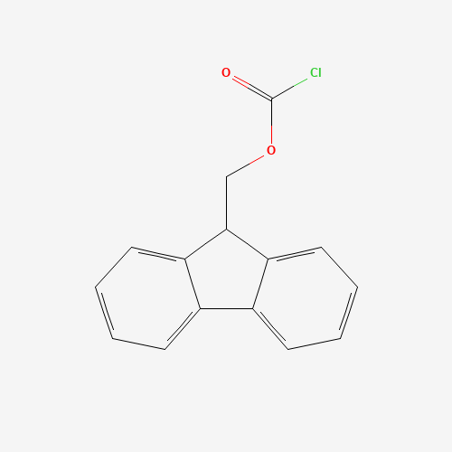 2D molecular structure of Fmoc Chloride, CAS 28920-43-6