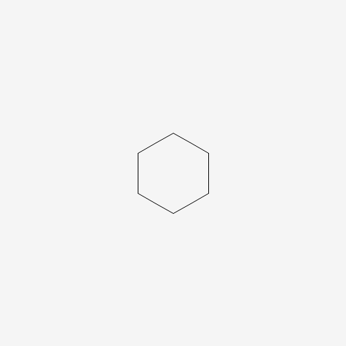 2D molecular structure of Cyclohexane, CAS 110-82-7