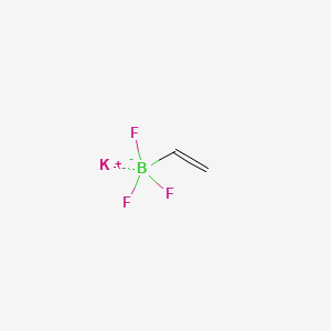 2D molecular structure of Potassium vinyltrifluoroborate, CAS 13682-77-4