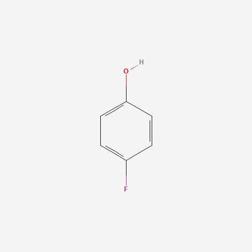 2D molecular structure of 4-Fluorophenol, CAS 371-41-5