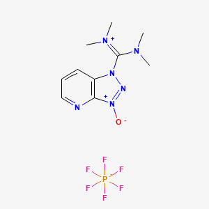2D molecular structure of O-(7-azabenzotriazol-1-yl)-N,N,N',N'-tetramethyluronium hexafluorophosphate, CAS 148893-10-1